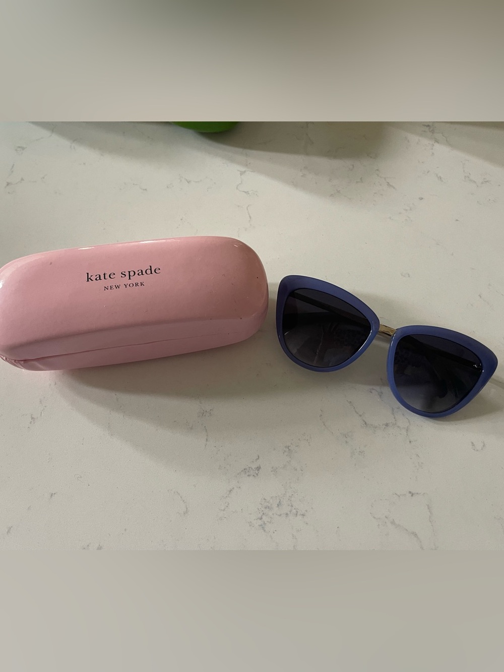kate spade Purple Cat Eye Sunglasses with Dark Lenses